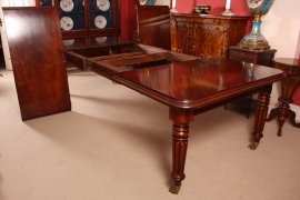 02972E - 2-English-Regency-Dining-Table-&-10-Regency-Swag-Chairs-11